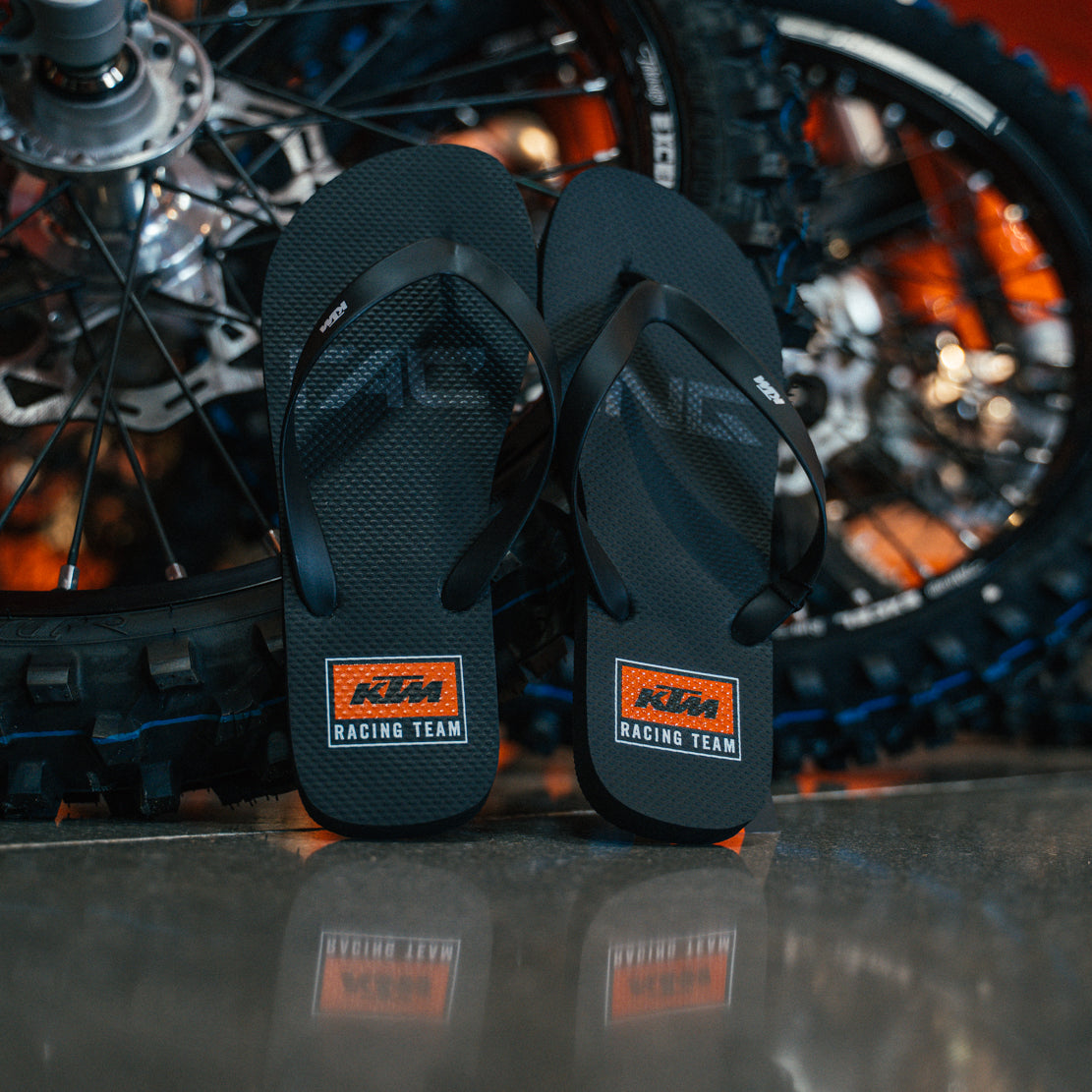 KTM Team Sandals Black