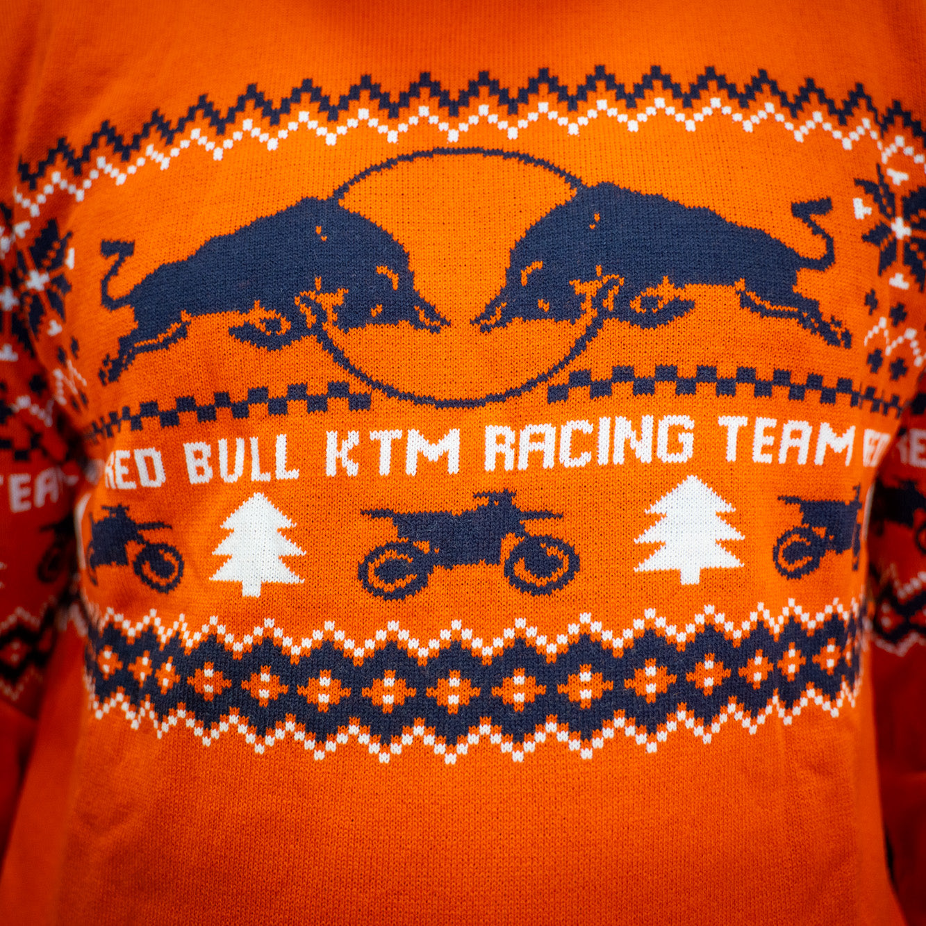 KTM Red Bull Orange Winter Sweater