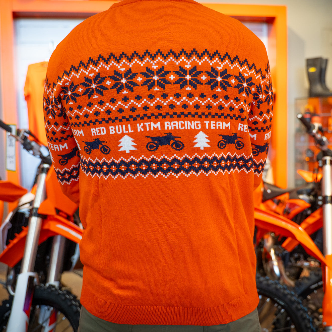 KTM Red Bull Orange Winter Sweater