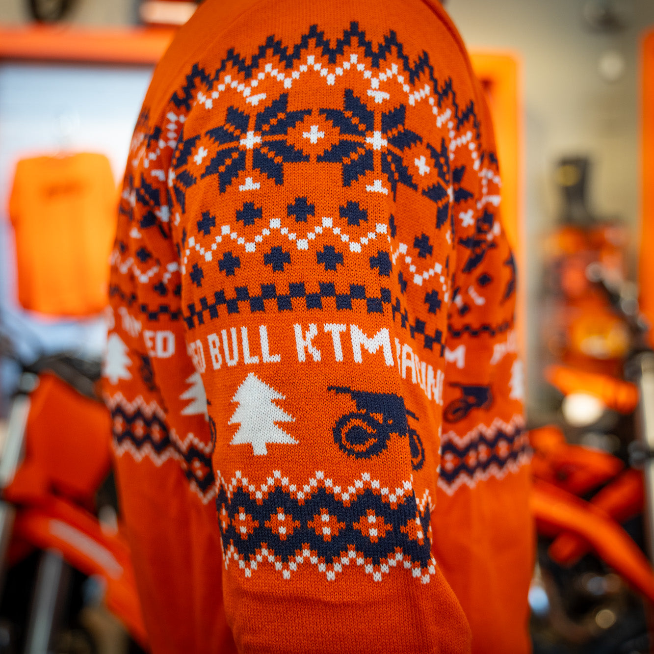 KTM Red Bull Orange Winter Sweater