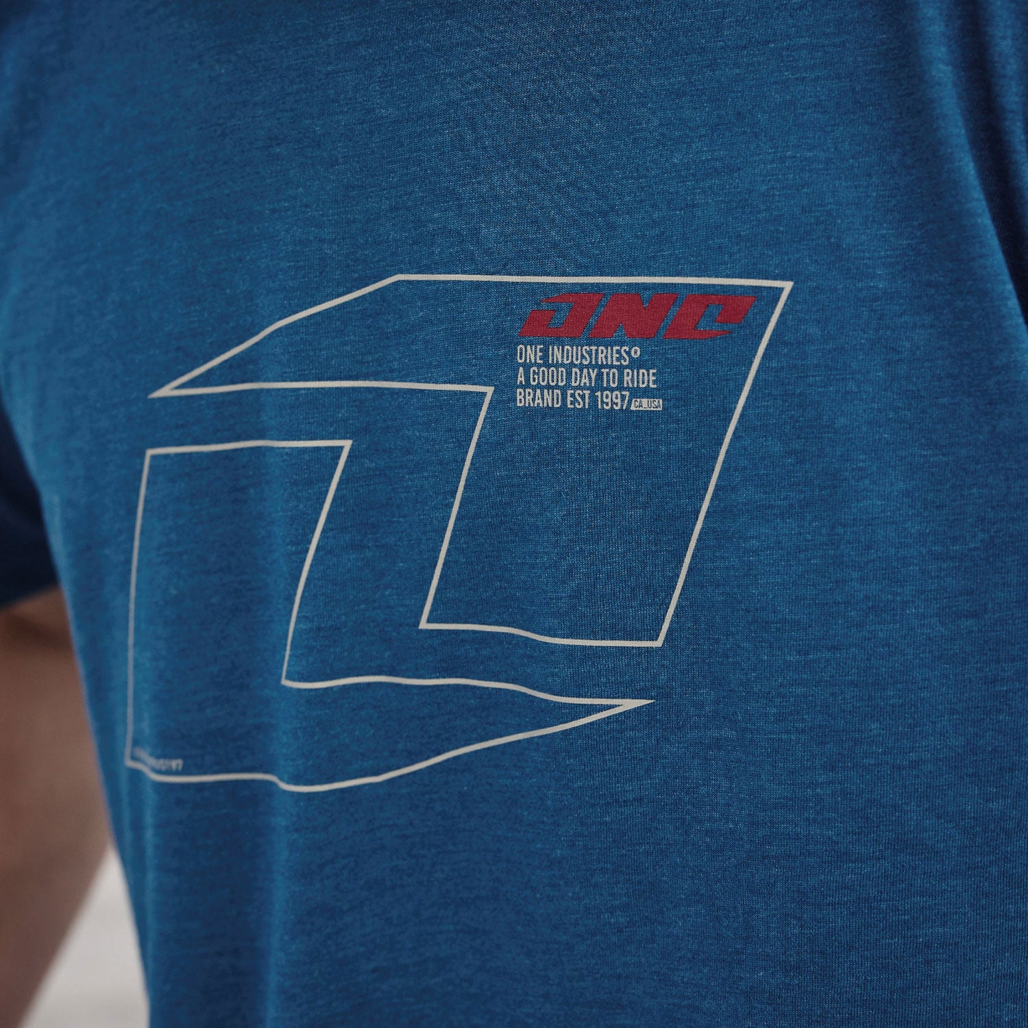 One Industries - VECTOR TEE - HEATHER COBALT