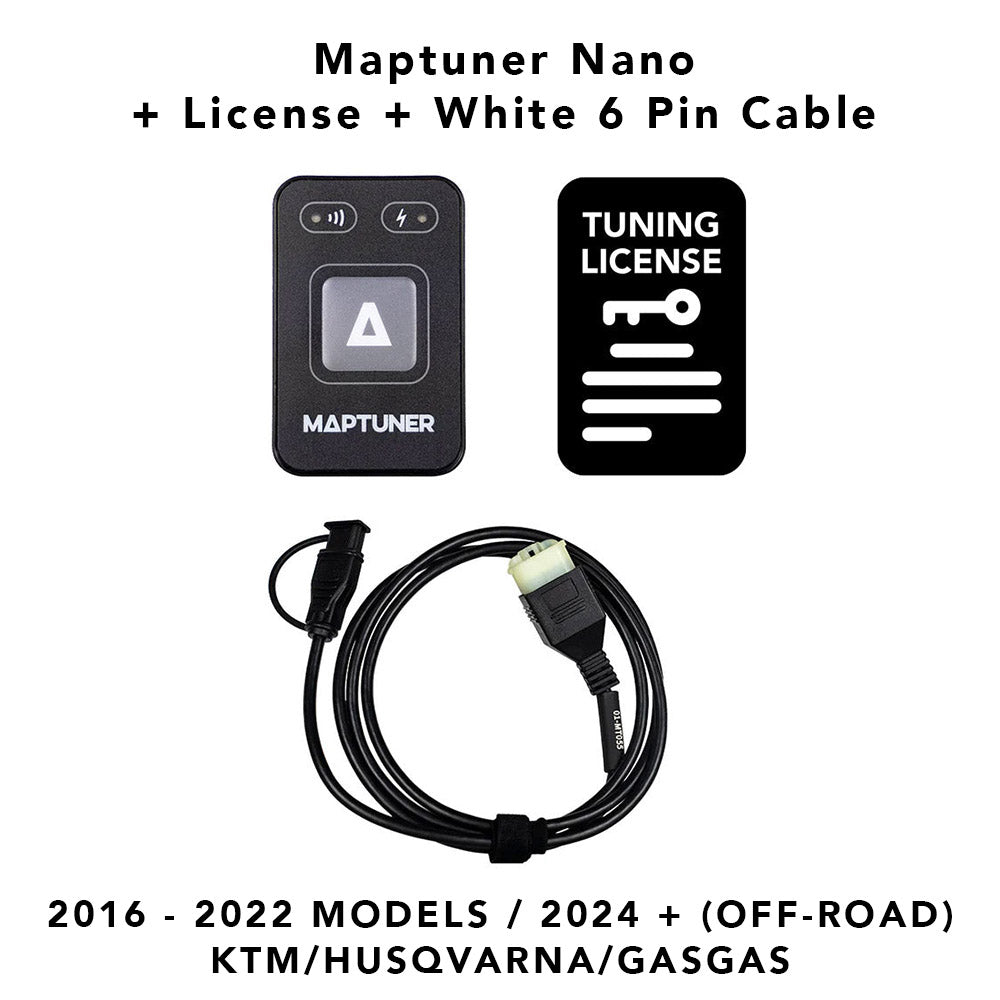 Maptuner Nano Kit 1 - License + Cable + Unit (White Cable)