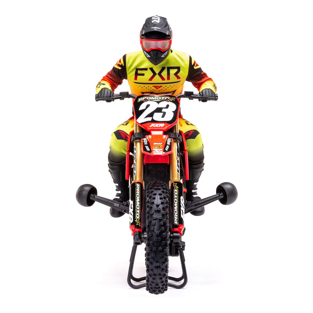 1/4 Promoto-MX Motorcycle RTR, FXR - Red - Losi - LOS06000T1