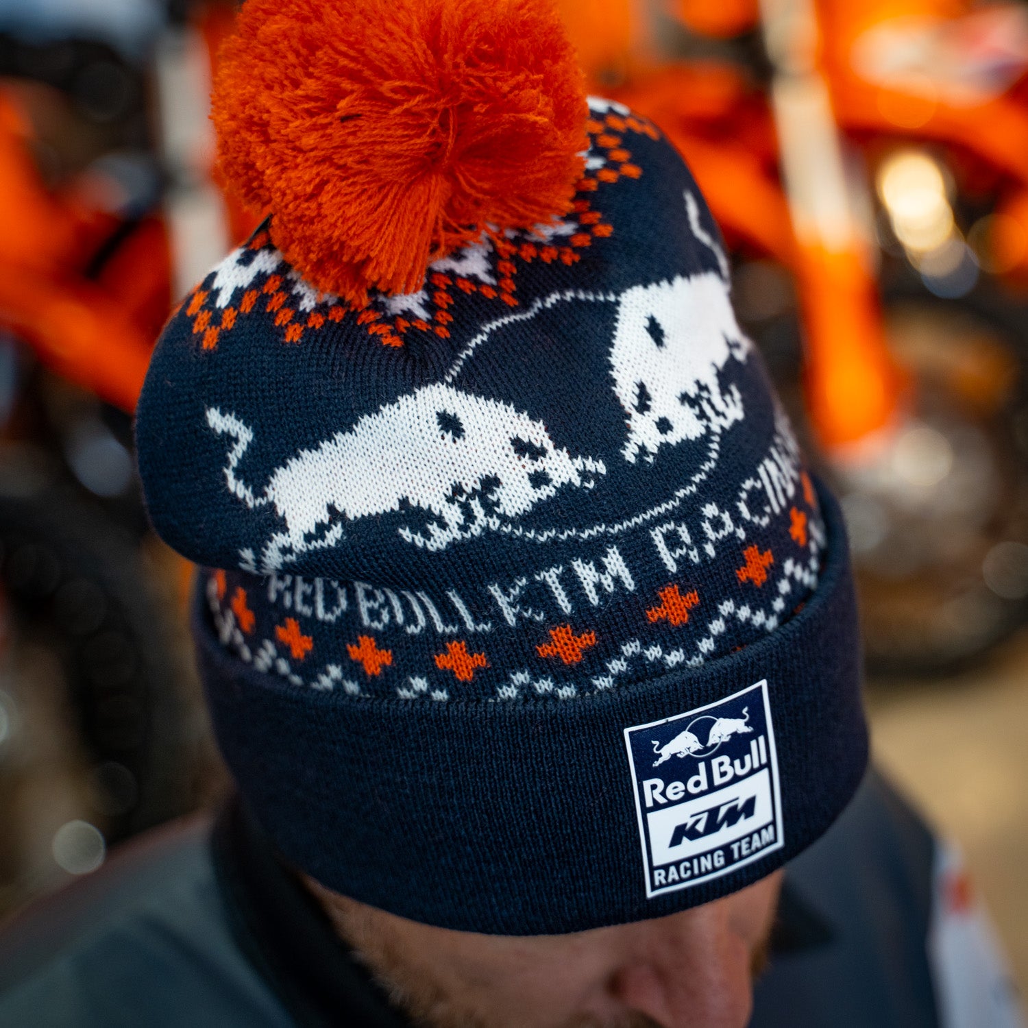 KTM Red Bull Winter Pom Pom Beanie