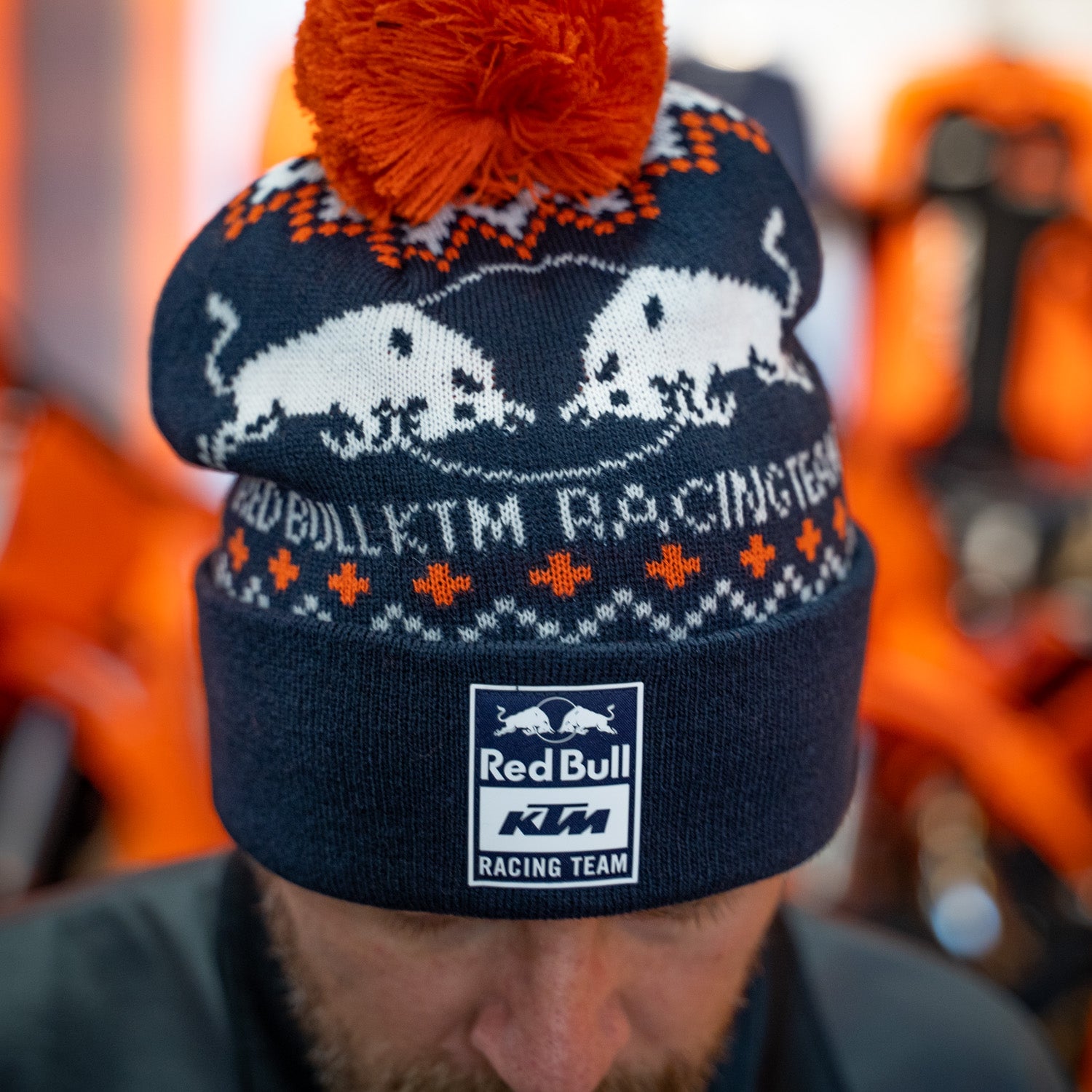 KTM Red Bull Winter Pom Pom Beanie