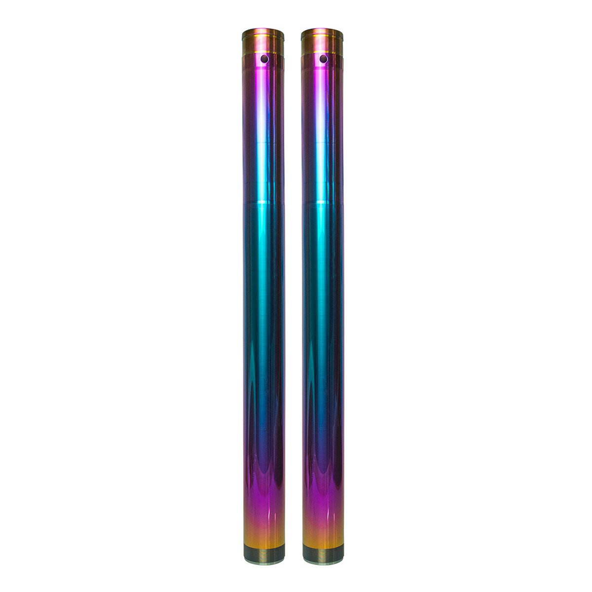 Titanium Nitride Rainbow Coated WP Fork Tubes - Lowers