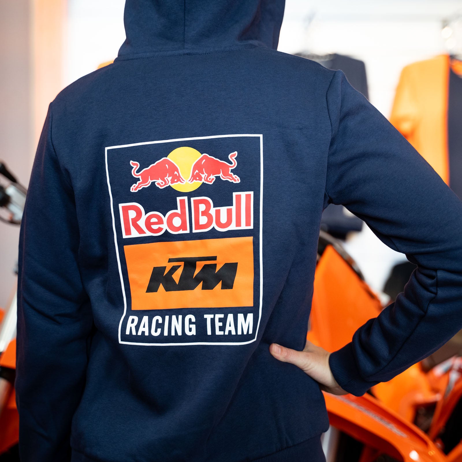 KTM WOMENS BACKPRINT ZIP HOODIE