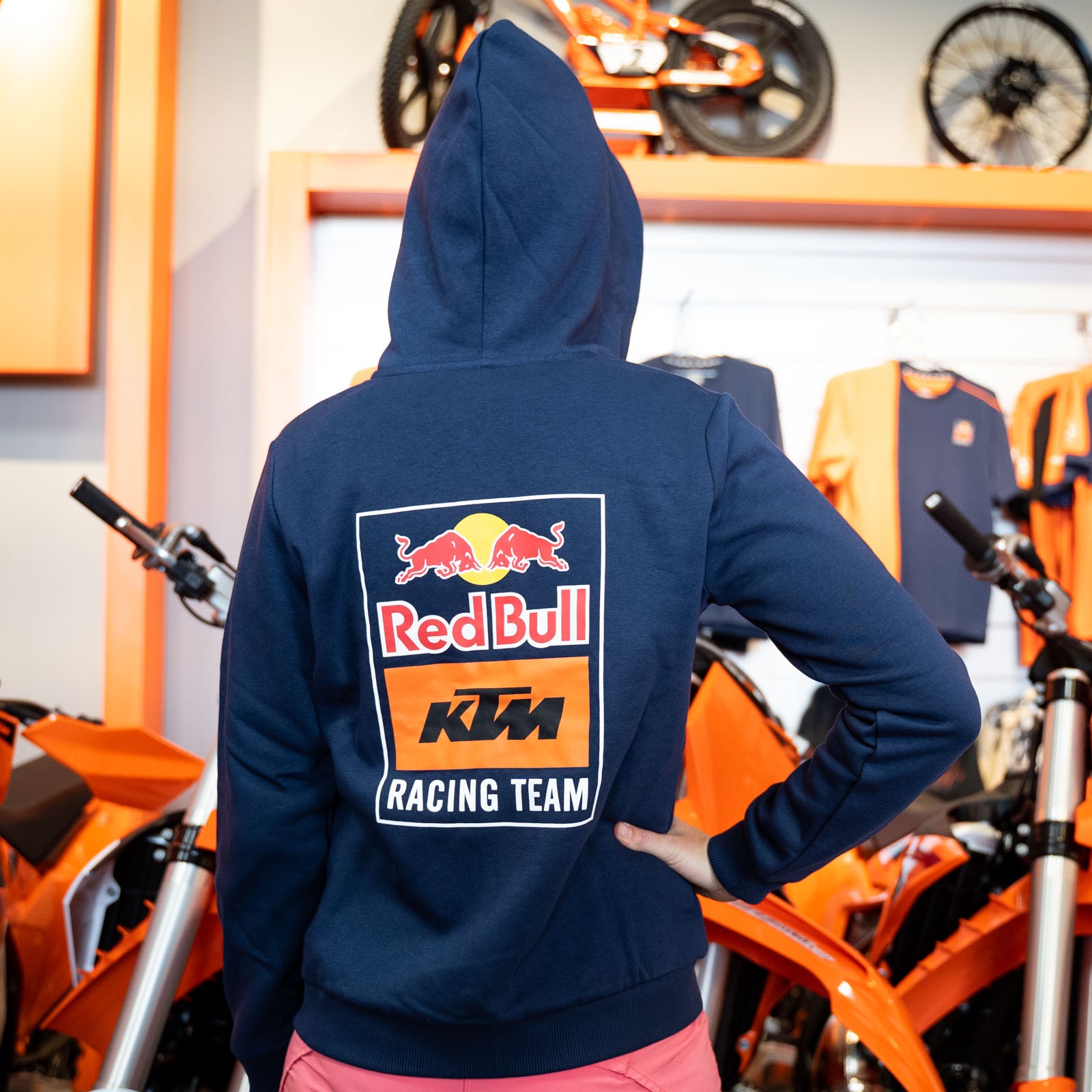 KTM WOMENS BACKPRINT ZIP HOODIE