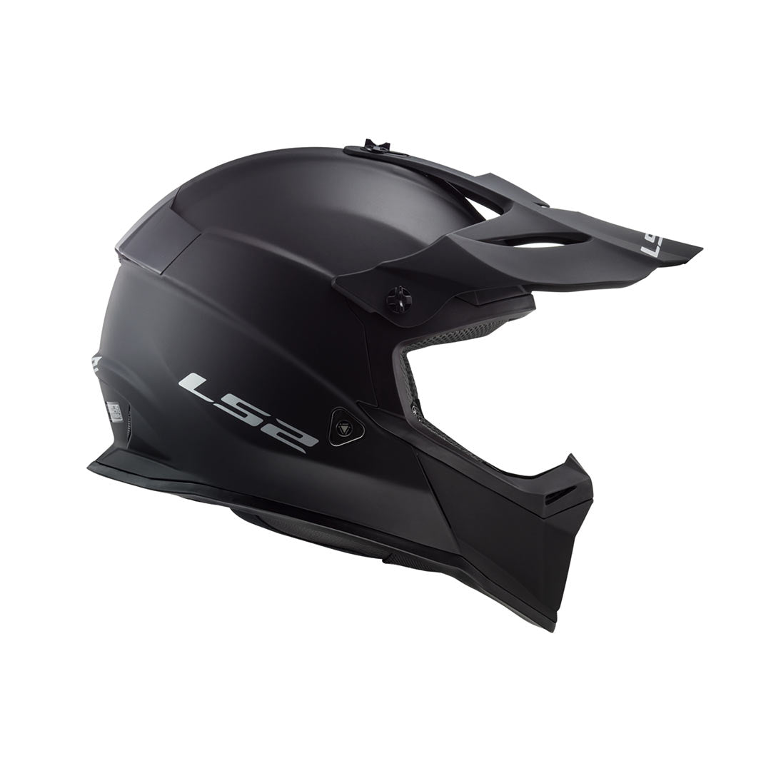 LS2 Gate Youth Launch Full Face MX Motorcycle Helmet Matte Black