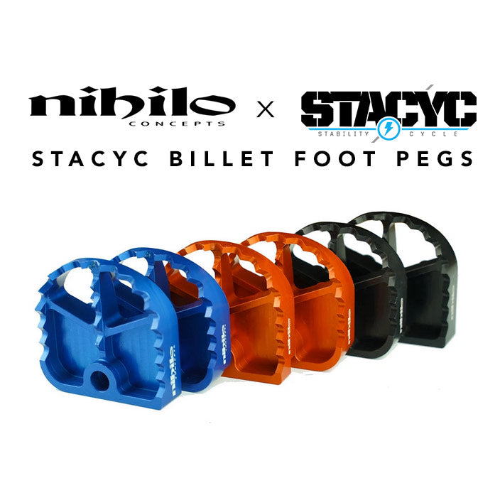 STACYC x Nihilo Concepts Billet Foot Pegs