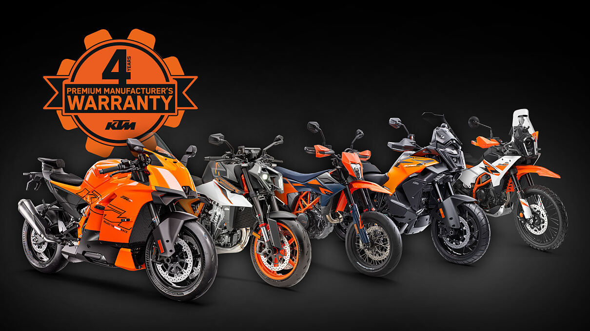 KTM Announces New 4-Year Premium Warranty for All 2025 Street Models