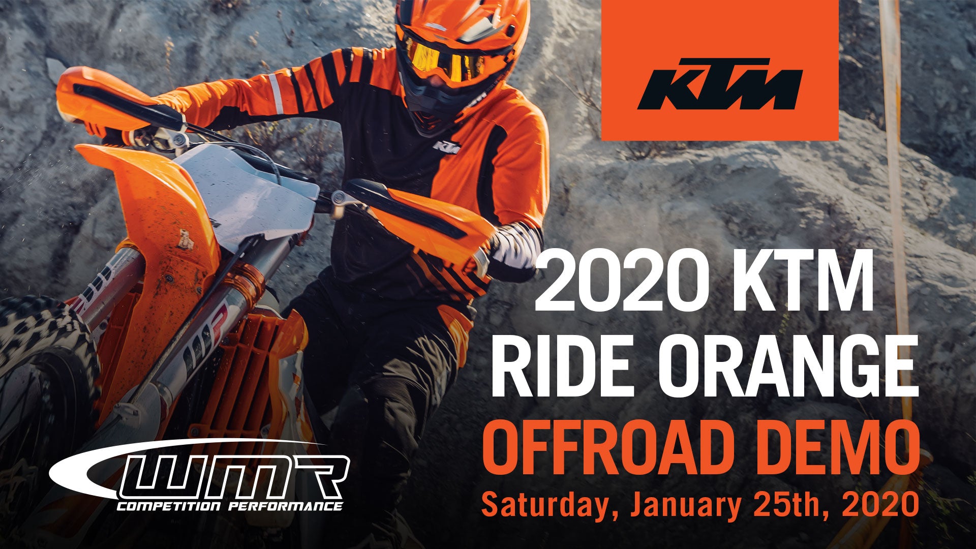 2020 KTM Ride Orange Offroad Demo