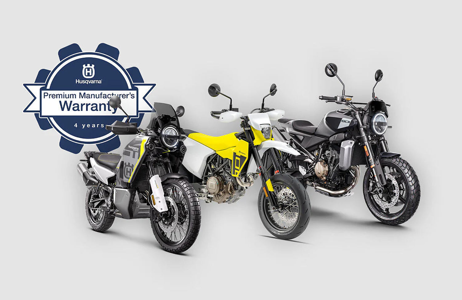 Husqvarna Motorcycles Announces Free 4-Year Warranty for All 2025 Street Models