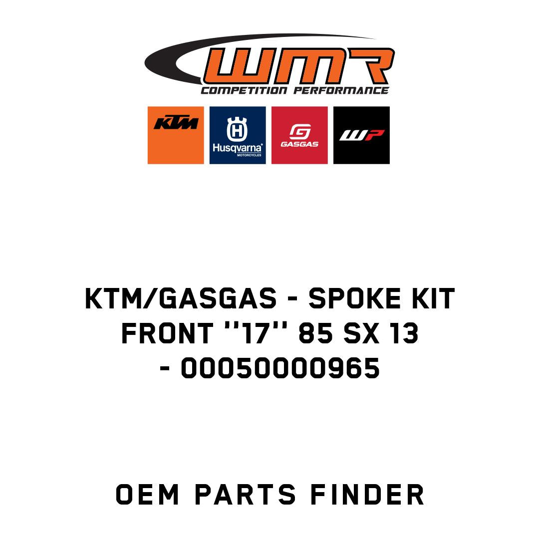 SPOKE KIT FRONT ''17'' 85 SX 13