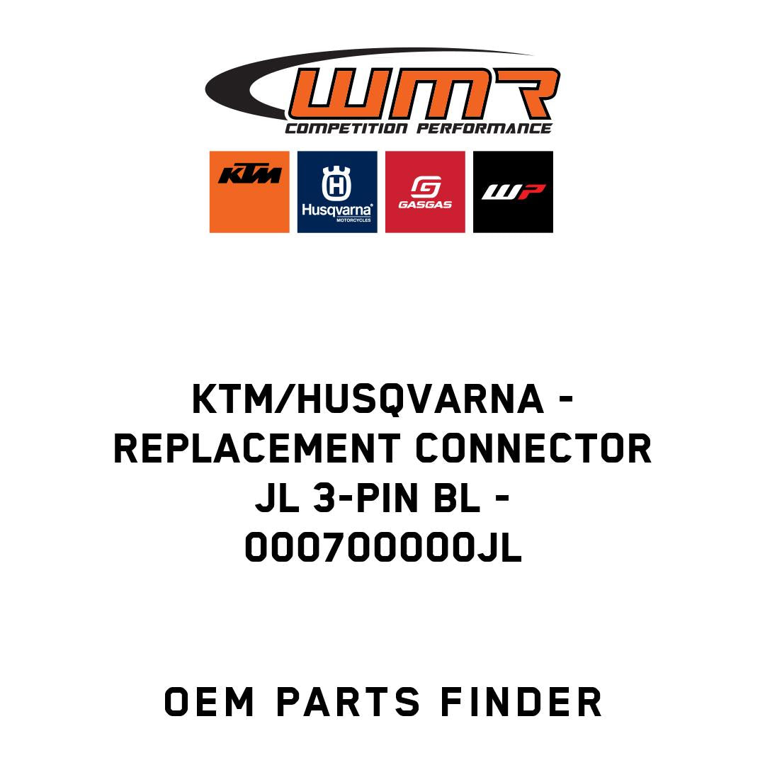Replacement connector JL 3-pin bl