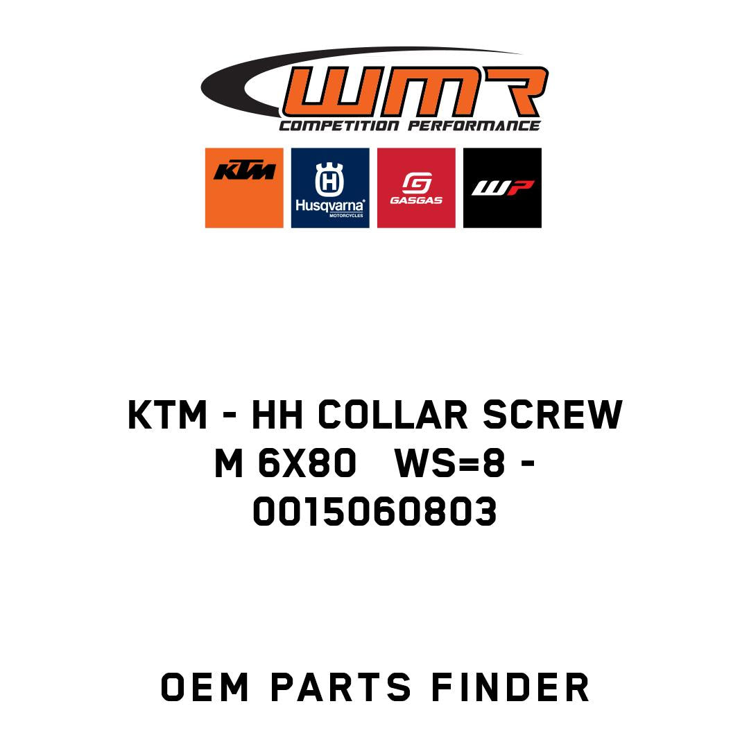 HH COLLAR SCREW M 6X80   WS=8