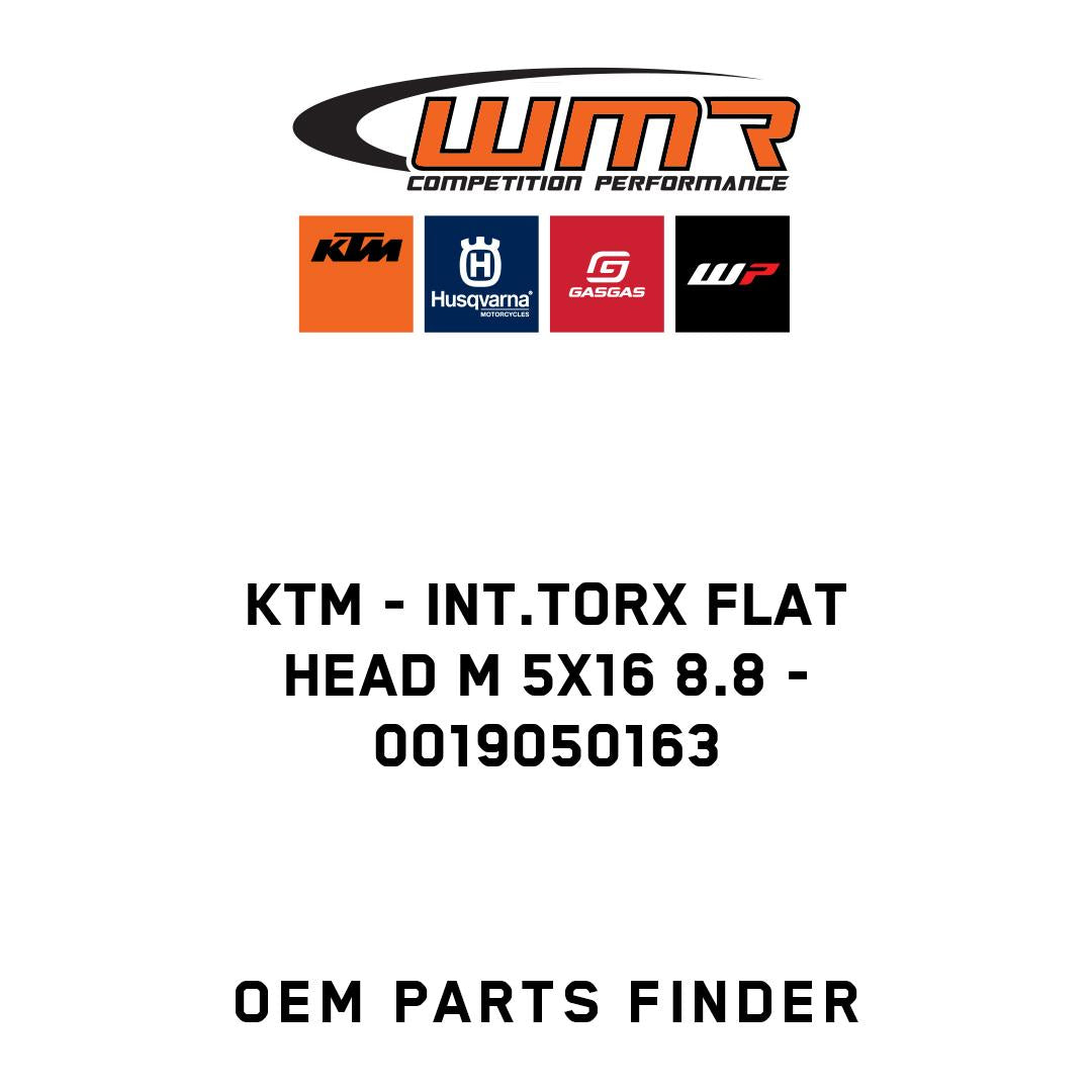 INT.TORX FLAT HEAD M 5X16 8.8