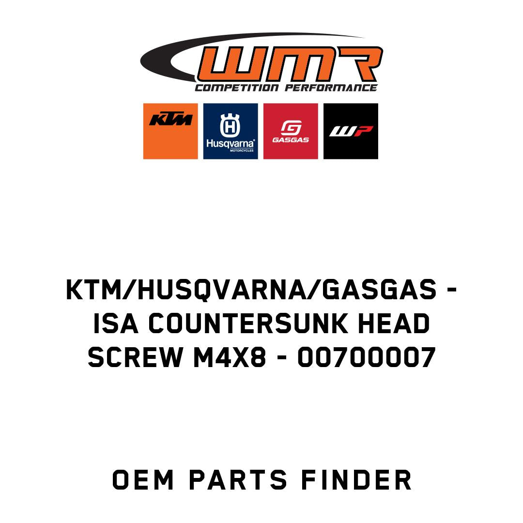 ISA countersunk head screw M4x8