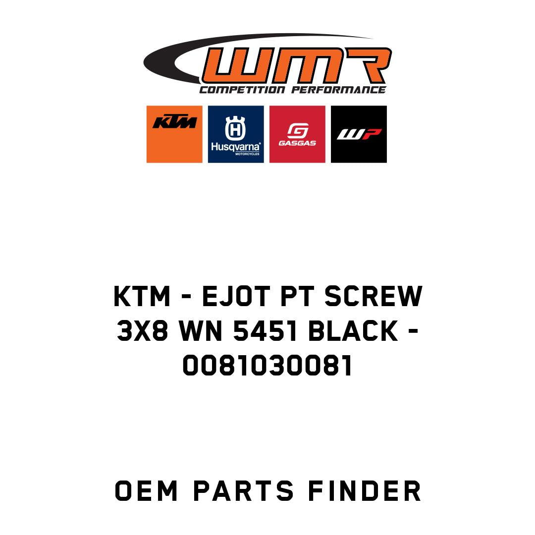Ejot PT screw 3x8 WN 5451 black