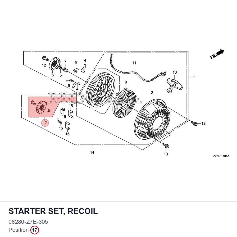 STARTER SET, RECOIL