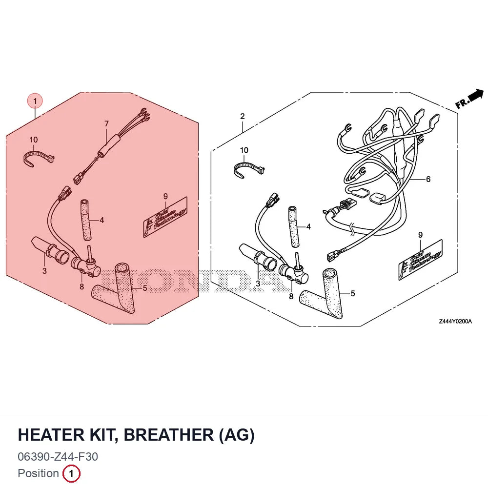 HEATER KIT, BREATHER (AG)