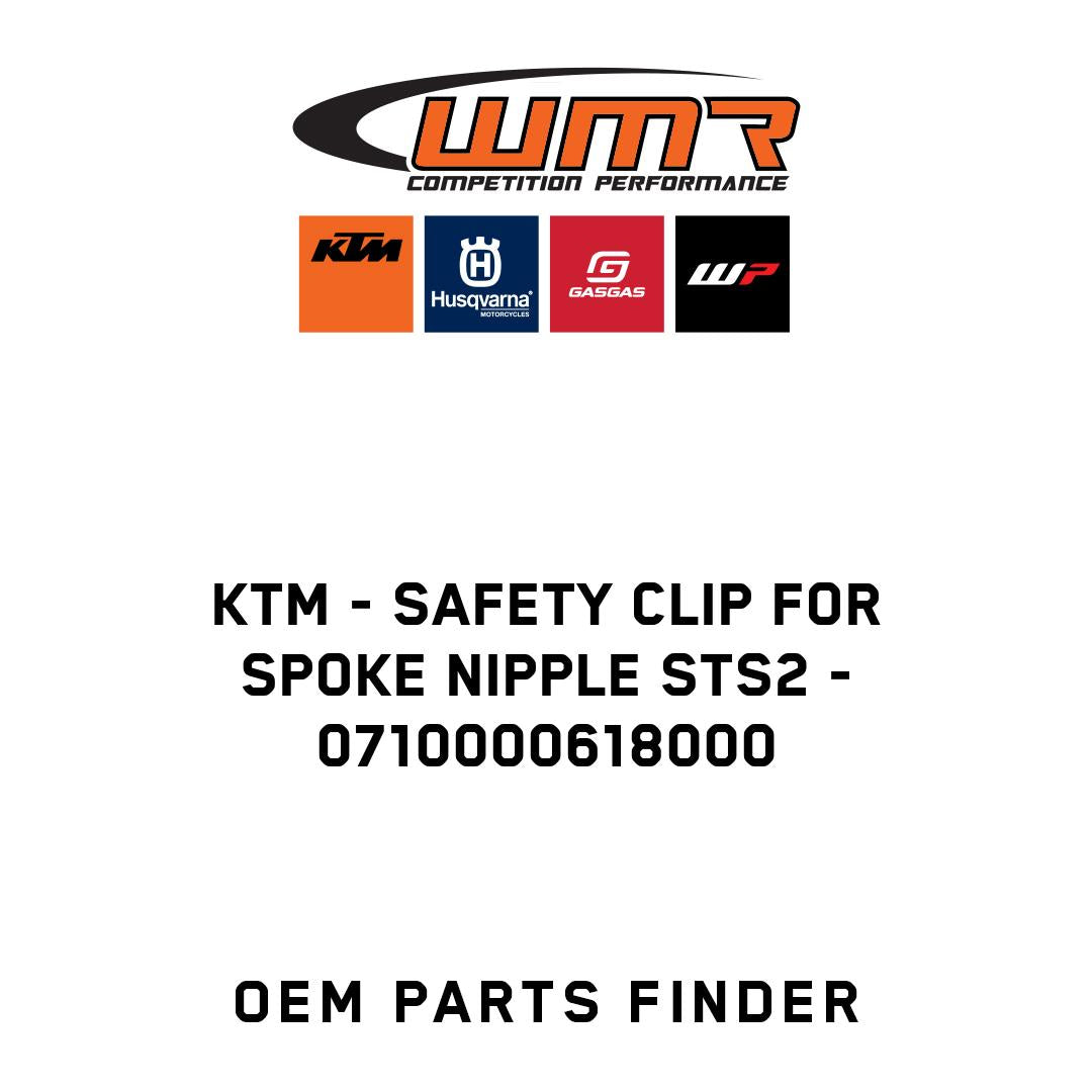 Safety clip for spoke nipple STS2