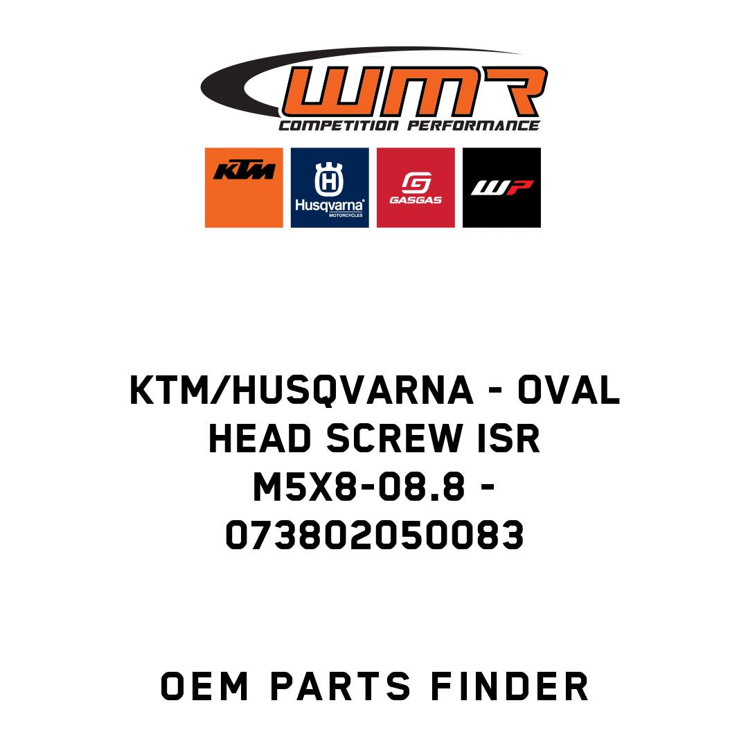 Oval head screw ISR M5x8-08.8