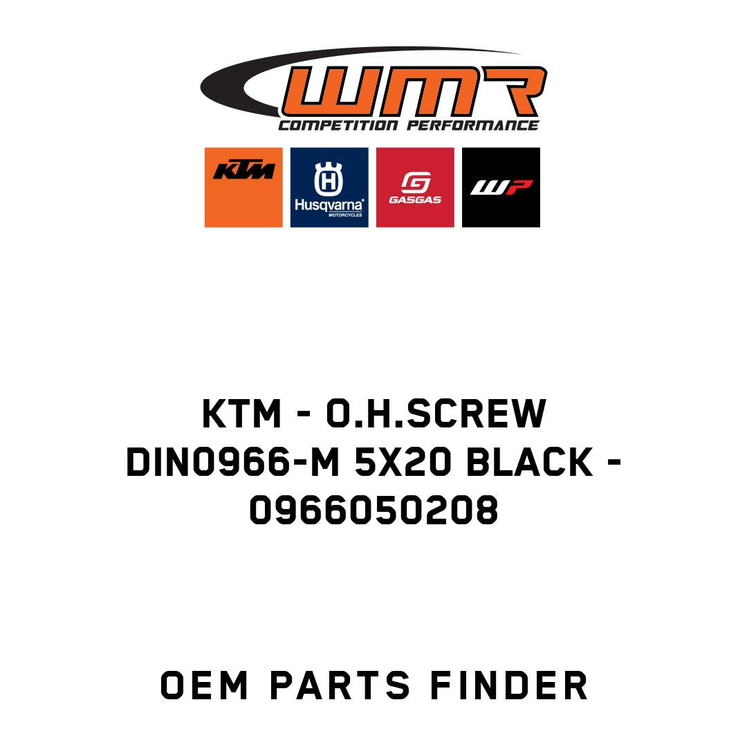 O.H.SCREW DIN0966-M 5X20 BLACK