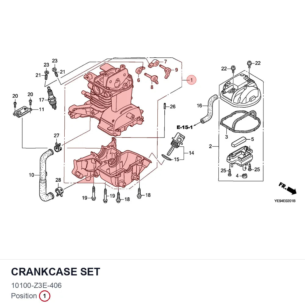 CRANKCASE SET