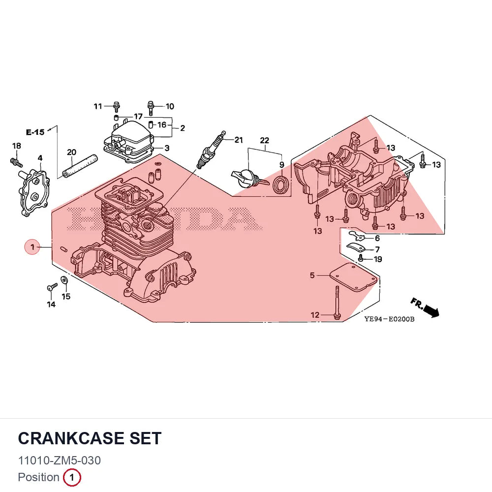 CRANKCASE SET