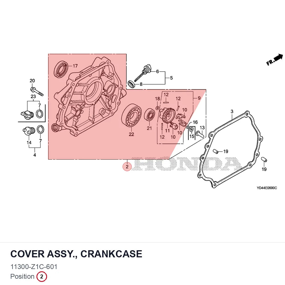 COVER ASSY., CRANKCASE