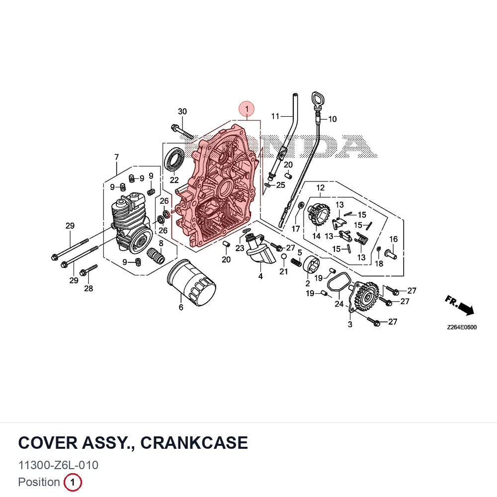 COVER ASSY., CRANKCASE