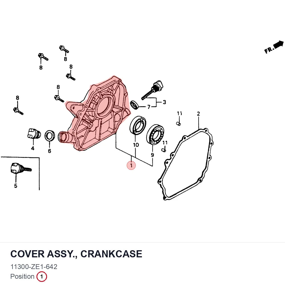 COVER ASSY., CRANKCASE