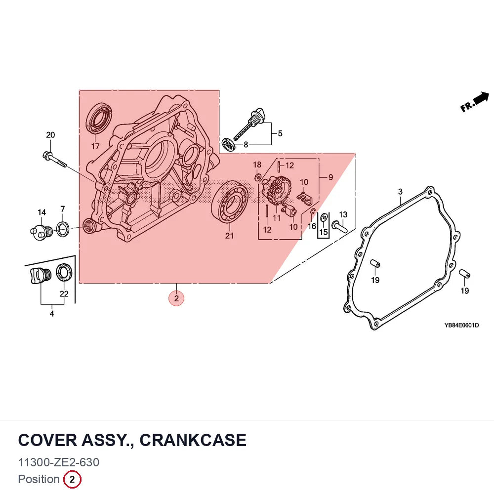 COVER ASSY., CRANKCASE