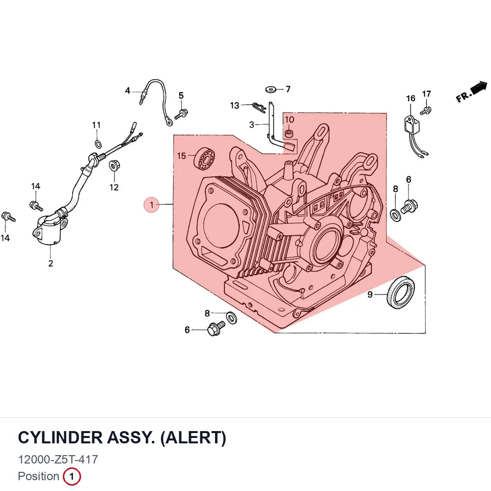 CYLINDER ASSY. (ALERT)