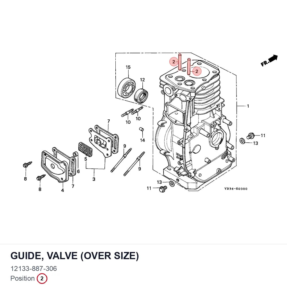 GUIDE, VALVE (OVER SIZE)