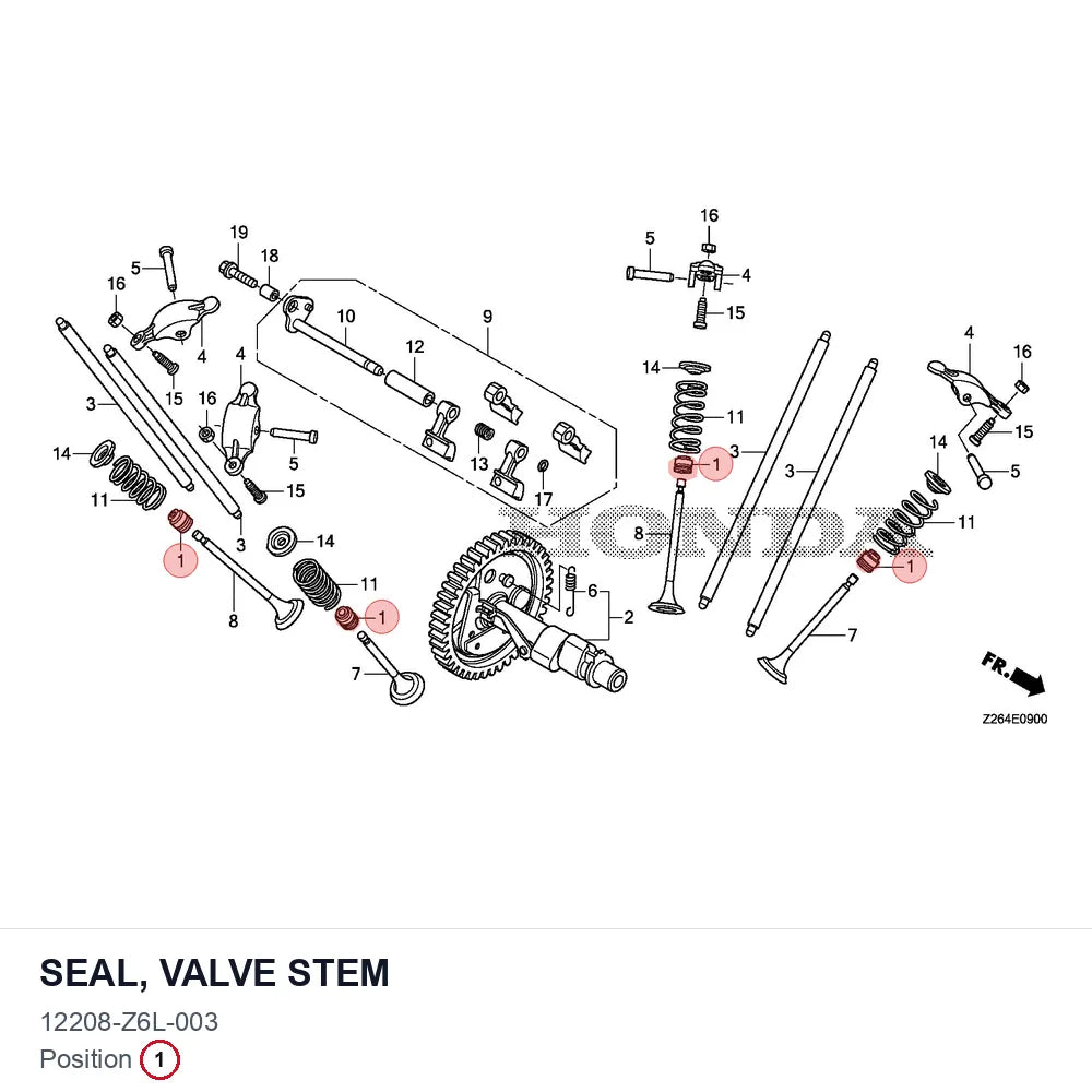 SEAL, VALVE STEM
