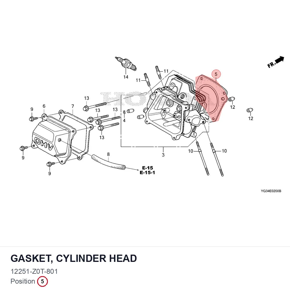 GASKET, CYLINDER HEAD