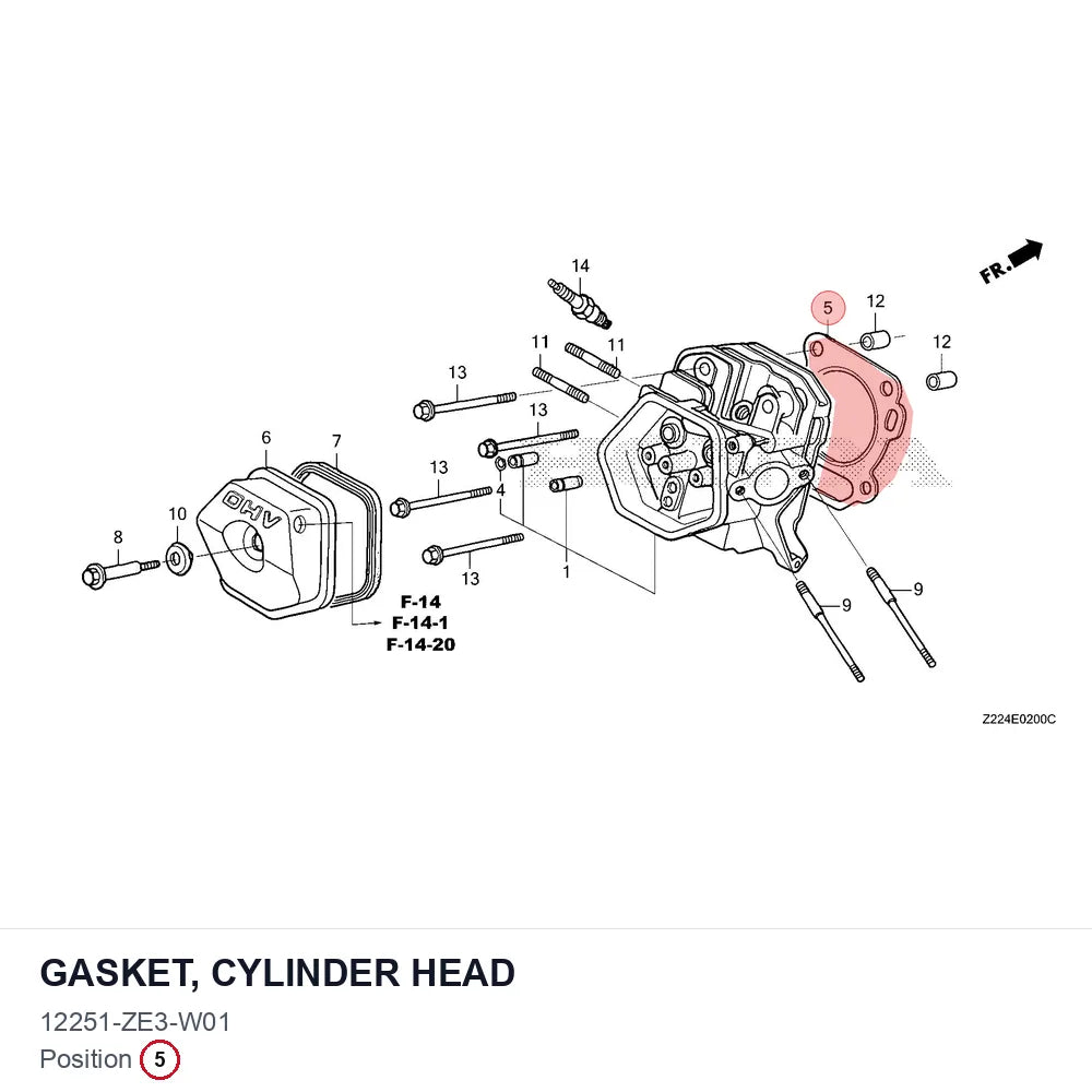 GASKET, CYLINDER HEAD