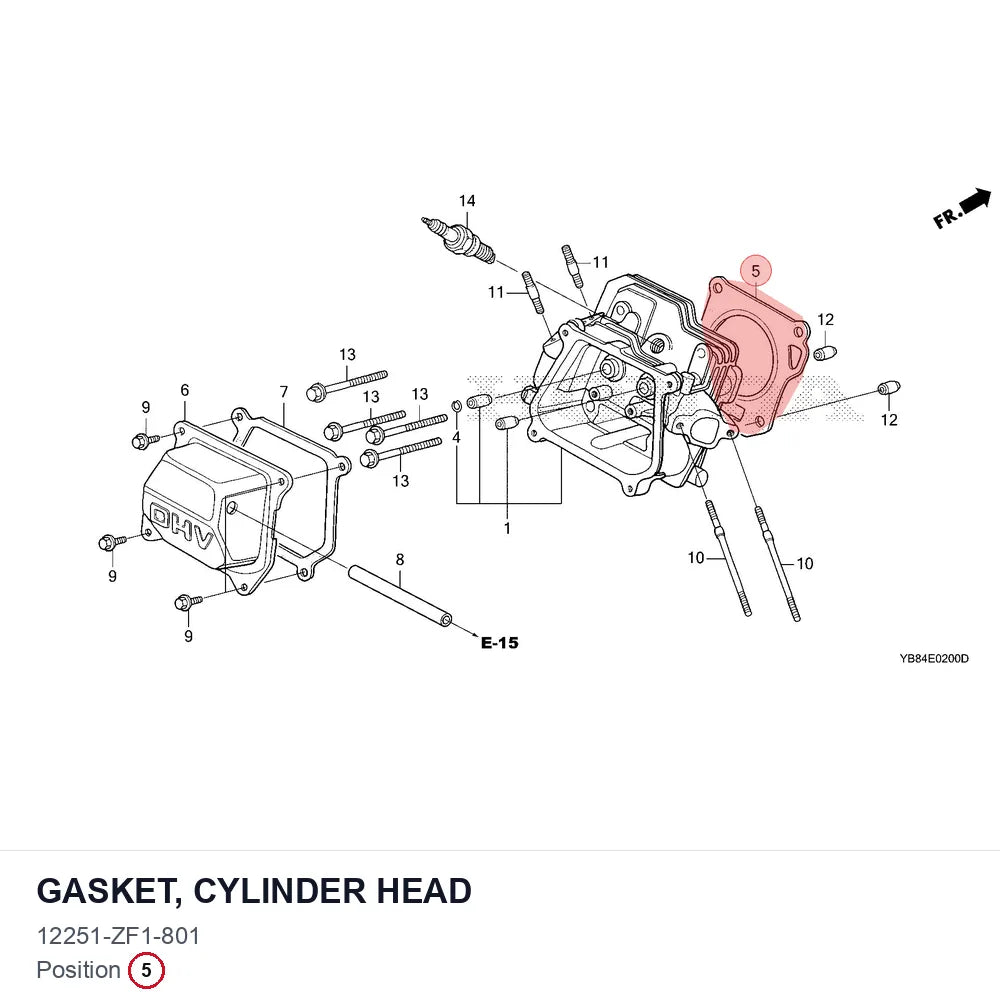 GASKET, CYLINDER HEAD