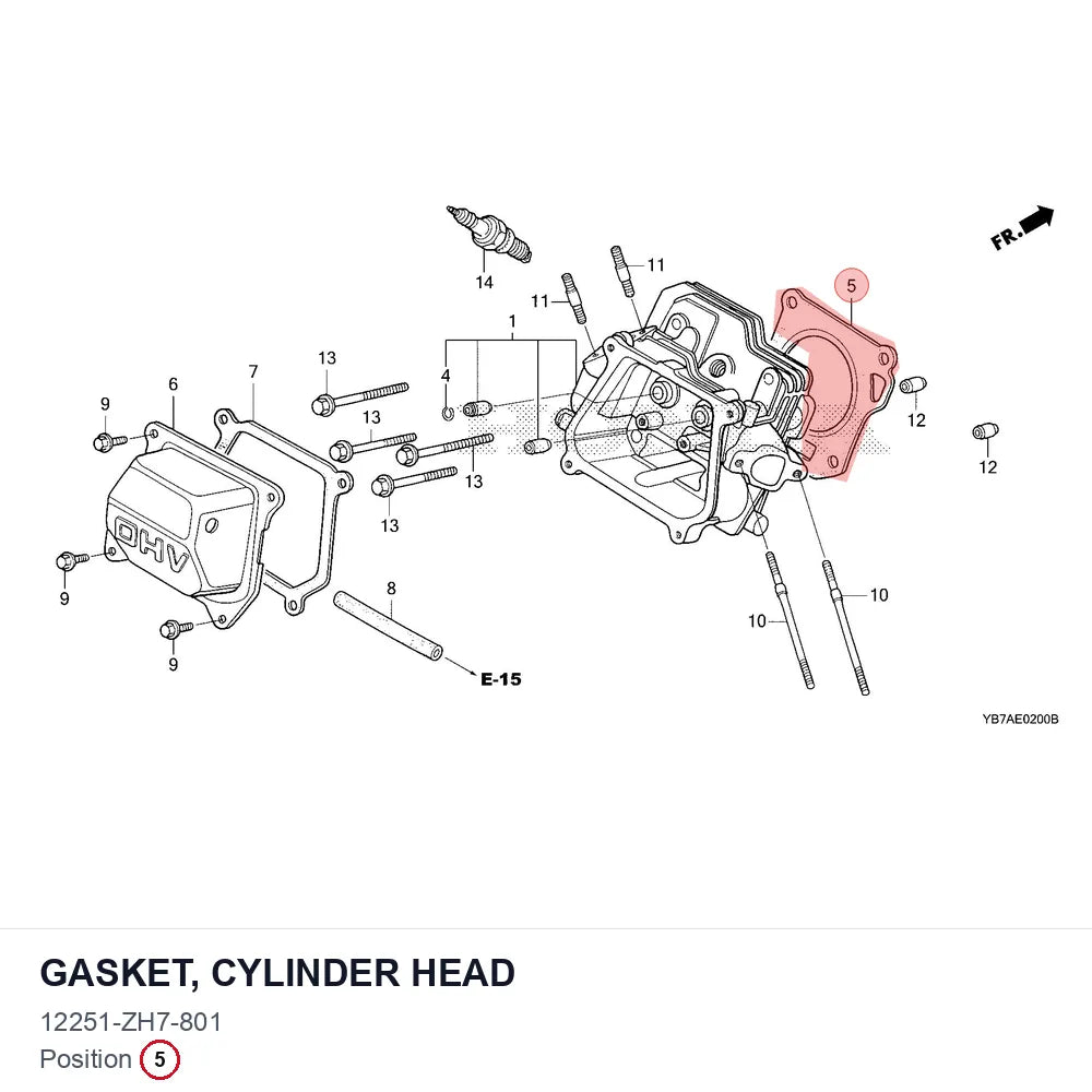 GASKET, CYLINDER HEAD