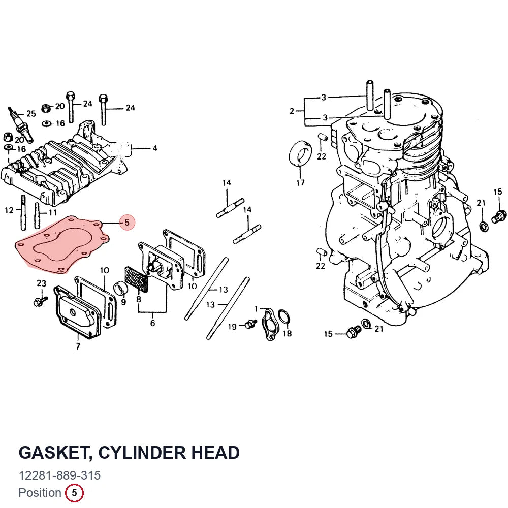 GASKET, CYLINDER HEAD