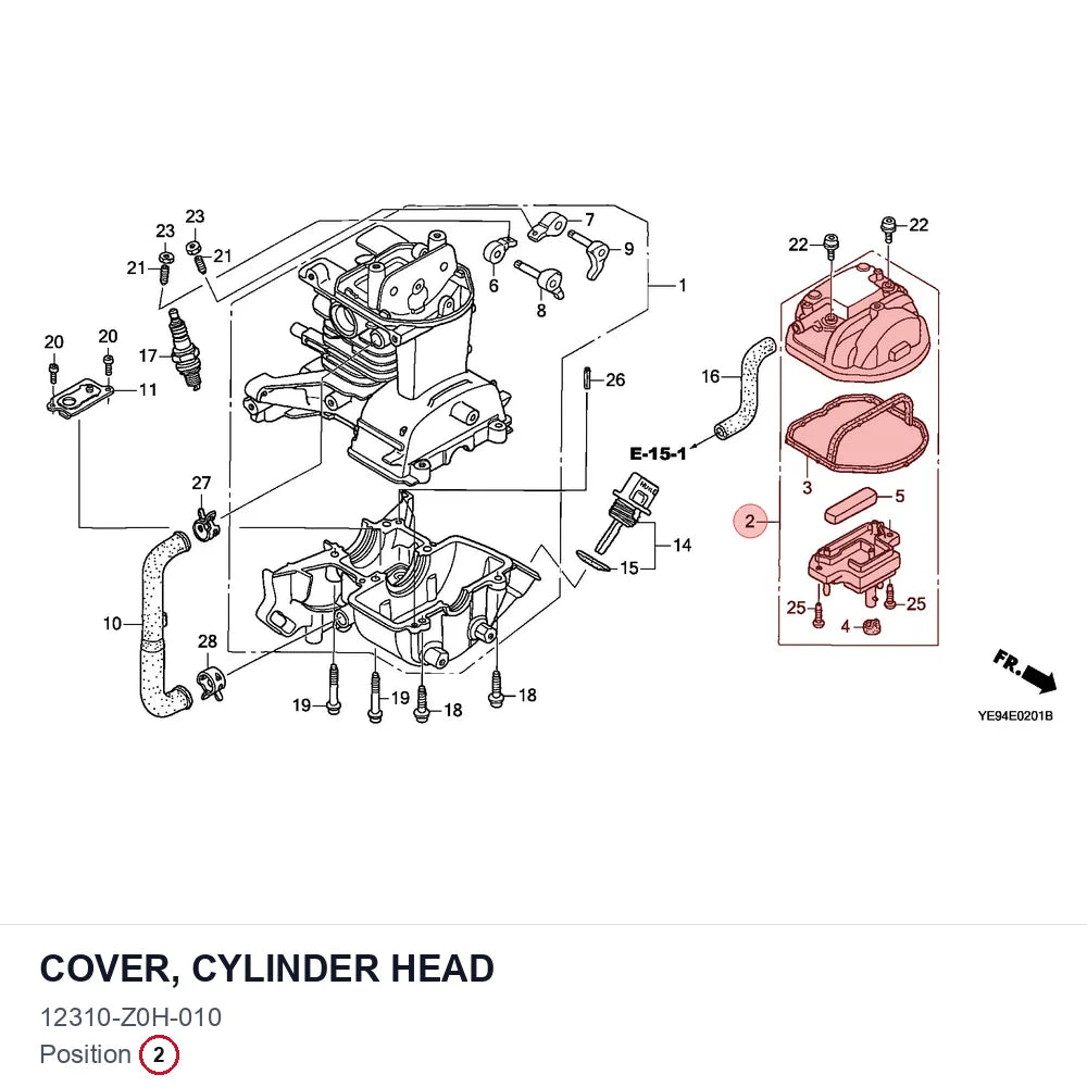 COVER, CYLINDER HEAD