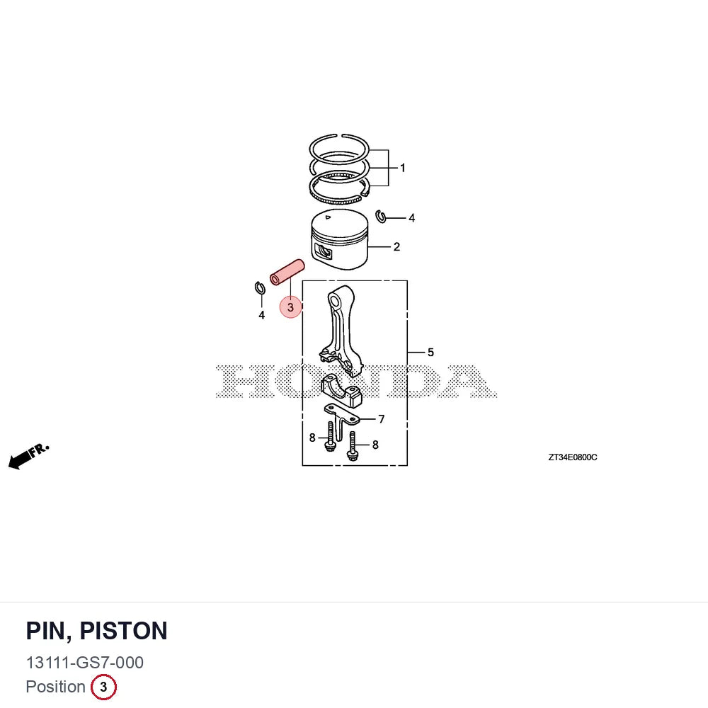 PIN, PISTON
