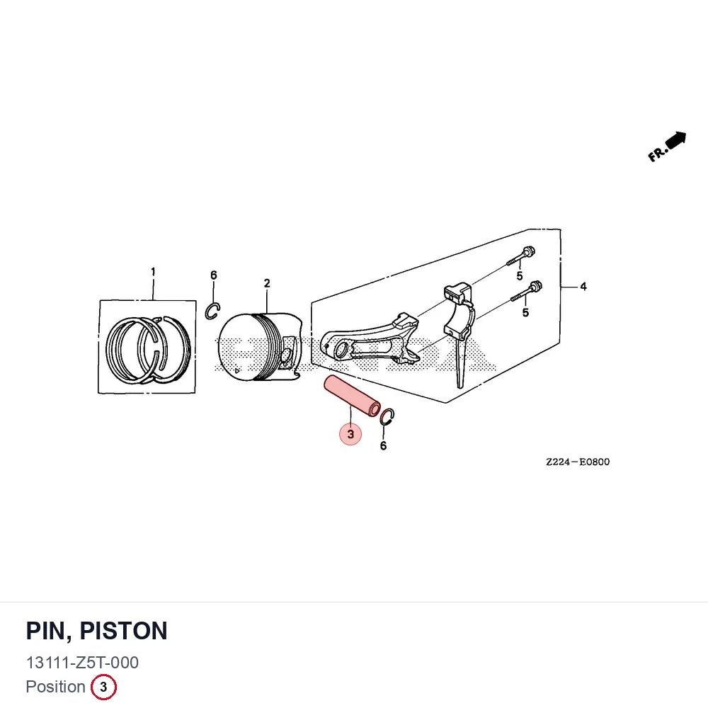 PIN, PISTON