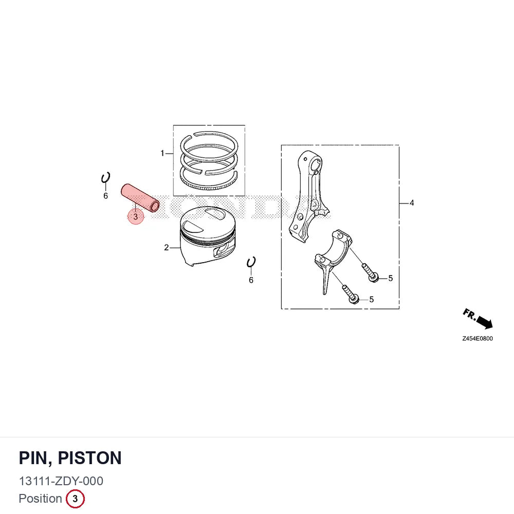 PIN, PISTON