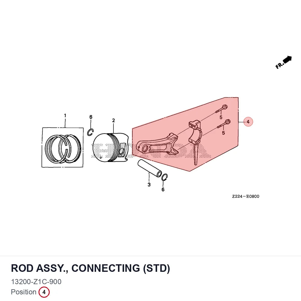 ROD ASSY., CONNECTING (STD)