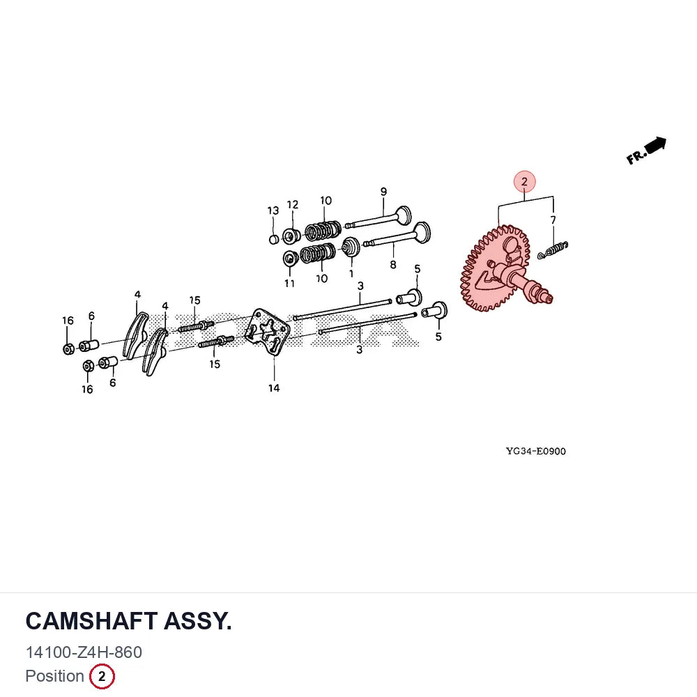 CAMSHAFT ASSY.