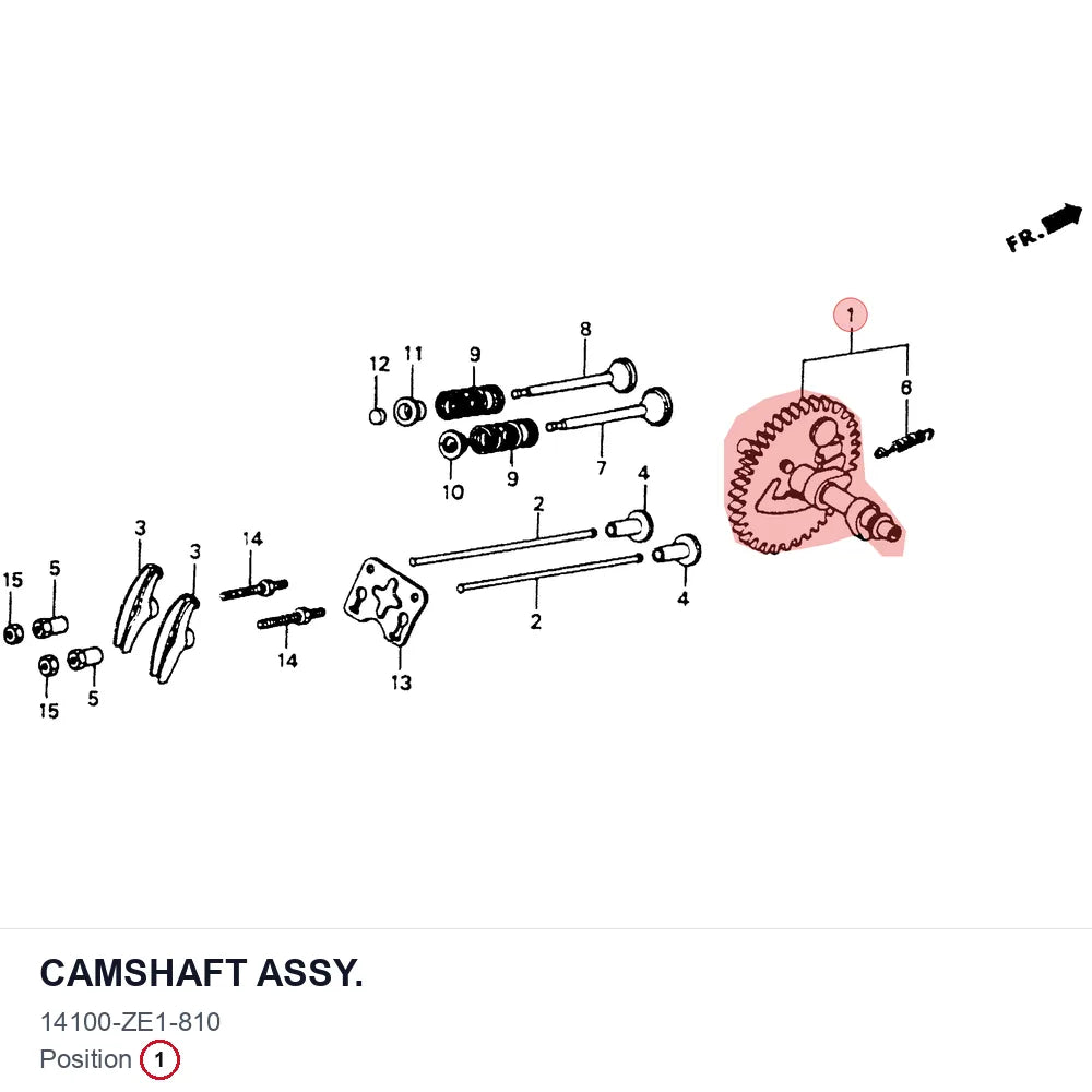 CAMSHAFT ASSY.