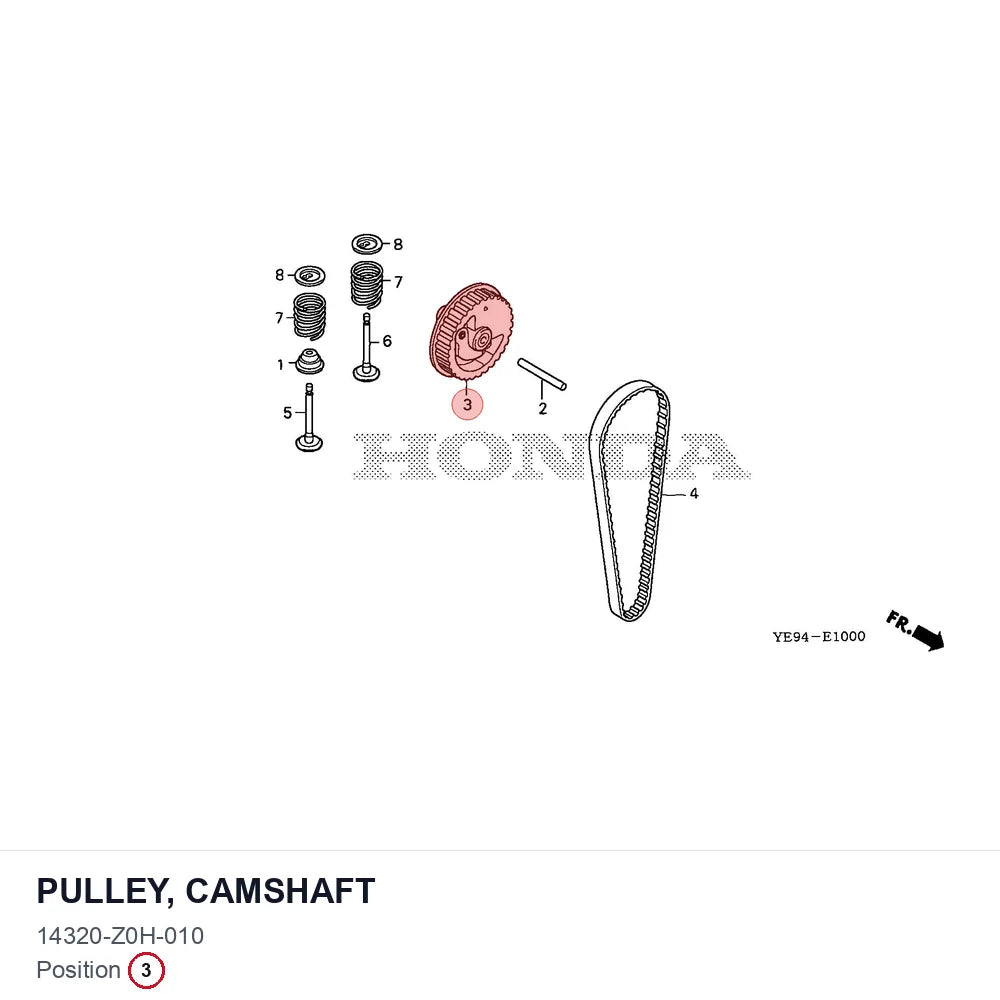 PULLEY, CAMSHAFT
